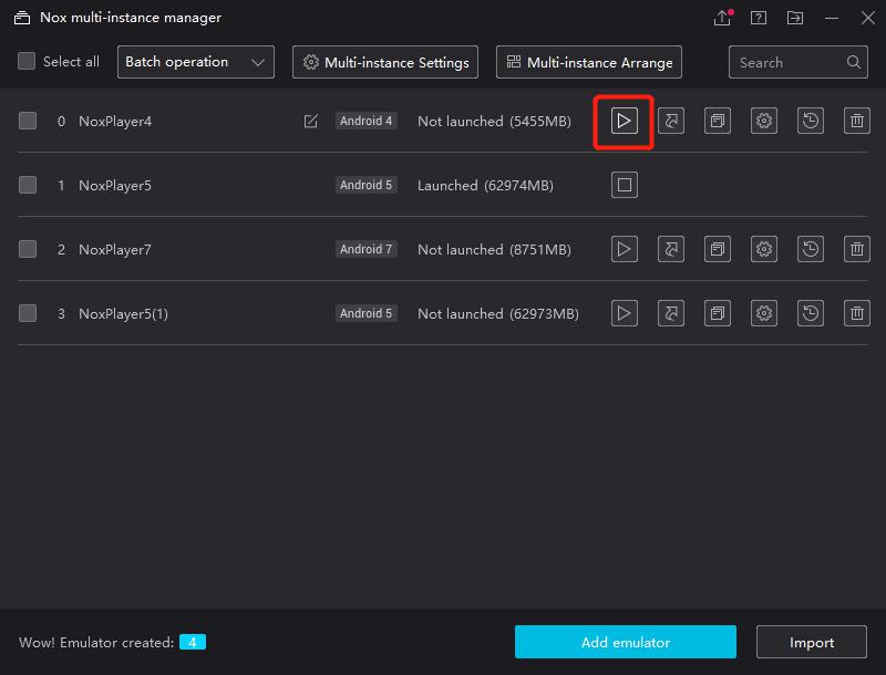 nox multi instance manager mac