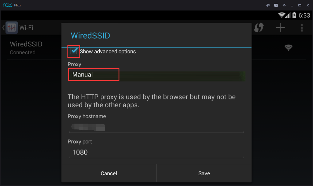 proxy command port