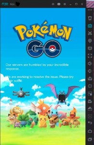 pokemon go nox app player cant login on google