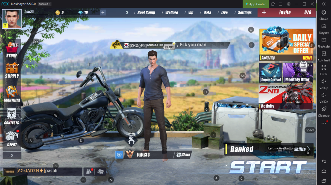 How To Set Up Keyboard Control In Noxplayer To Play Rules Of Survival On Pc Noxplayer