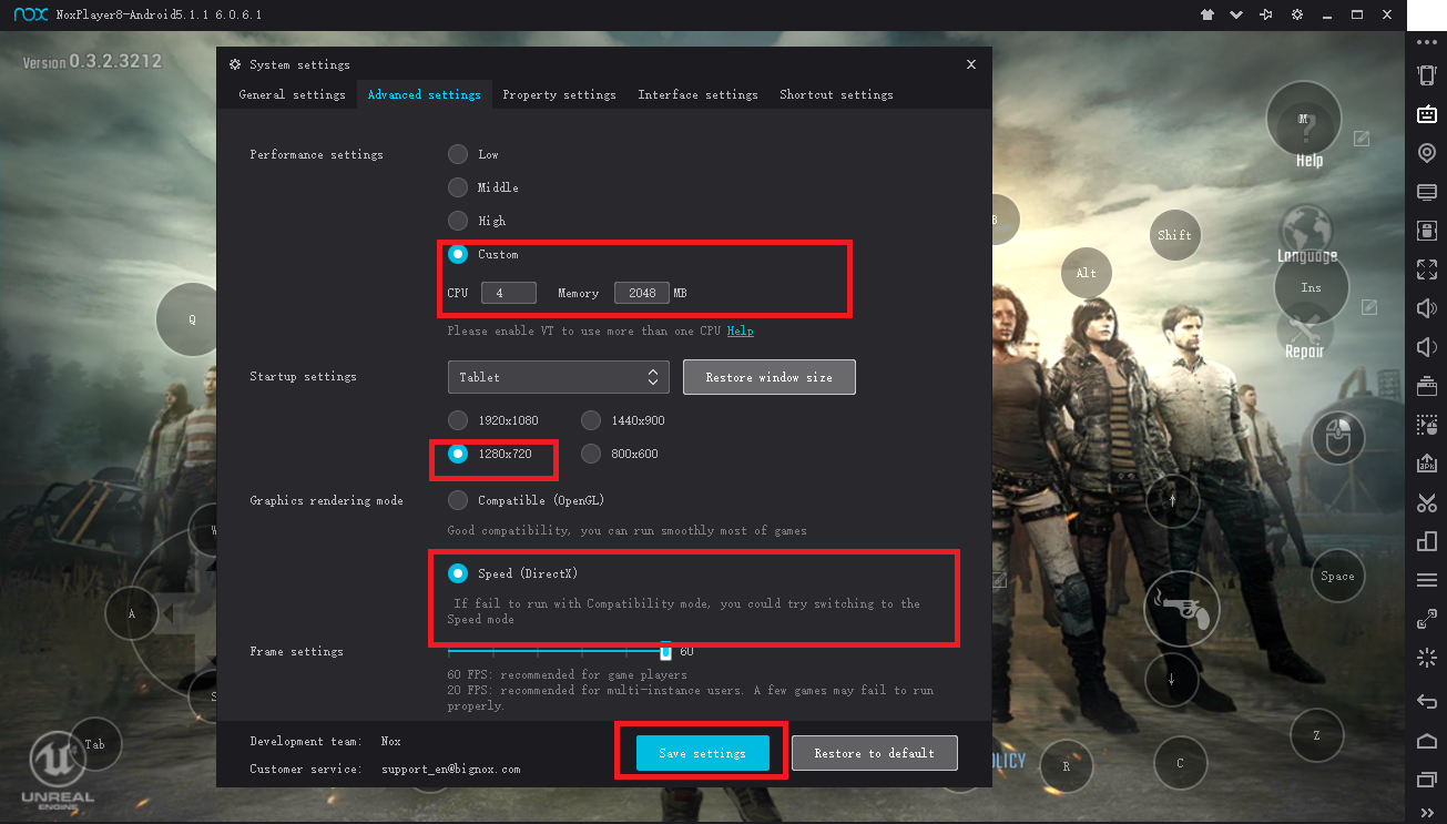 How To Play Pubg Mobile On Your Pc With Noxplayer Noxplayer - resolution 1280 720 4 please follow the hints in the figure below to set the keyboard control transparency to your preference and click save