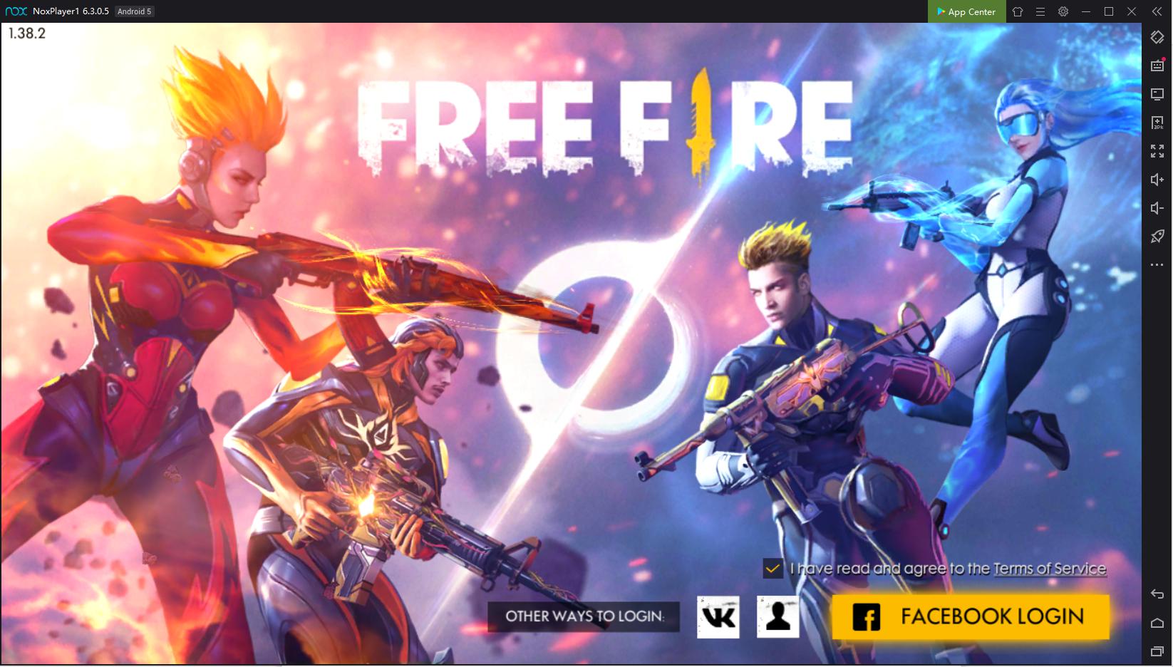 Using Keyboard Control to Play Free Fire on PC with NoxPlayer