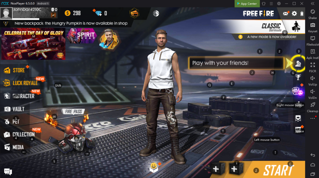 Using Keyboard Control to Play Free Fire on PC with ... - 