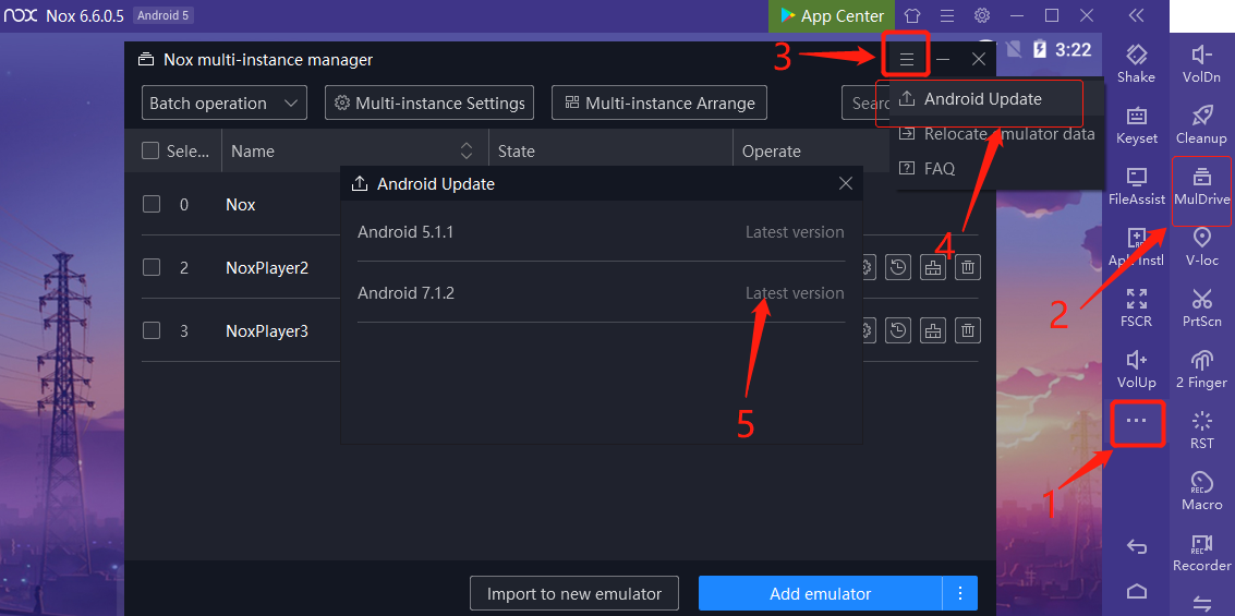 Now, Android 5/7/9, 32/64 Bit are All in One Place! NoxPlayer 7015 Version  Update – NoxPlayer