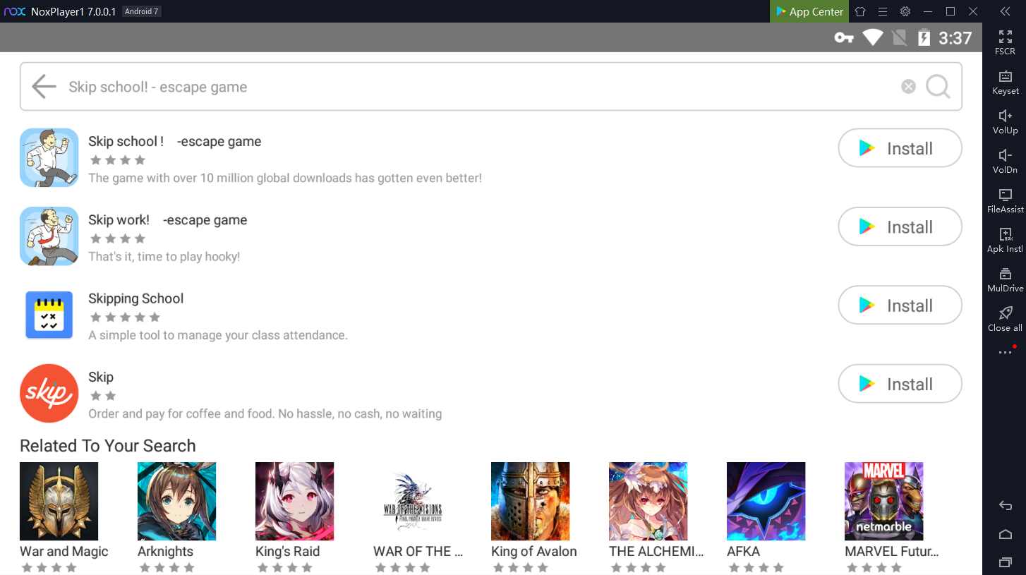 Download And Play Skip School Escape Game On Pc With Noxplayer Noxplayer