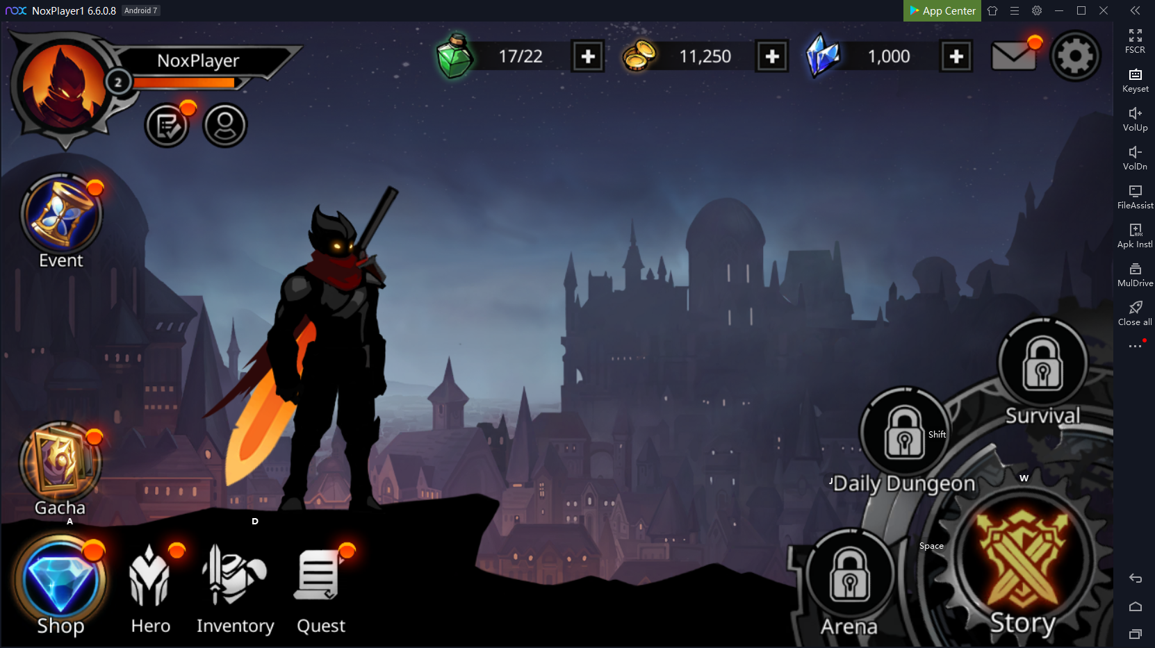 Download and Play Shadow Knight: Deathly Adventure RPG on PC with NoxPlayer  – NoxPlayer