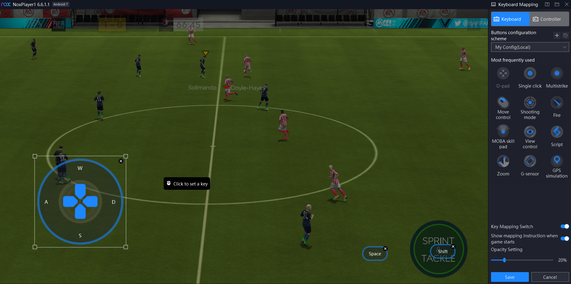 fifa mobile soccer pc controller